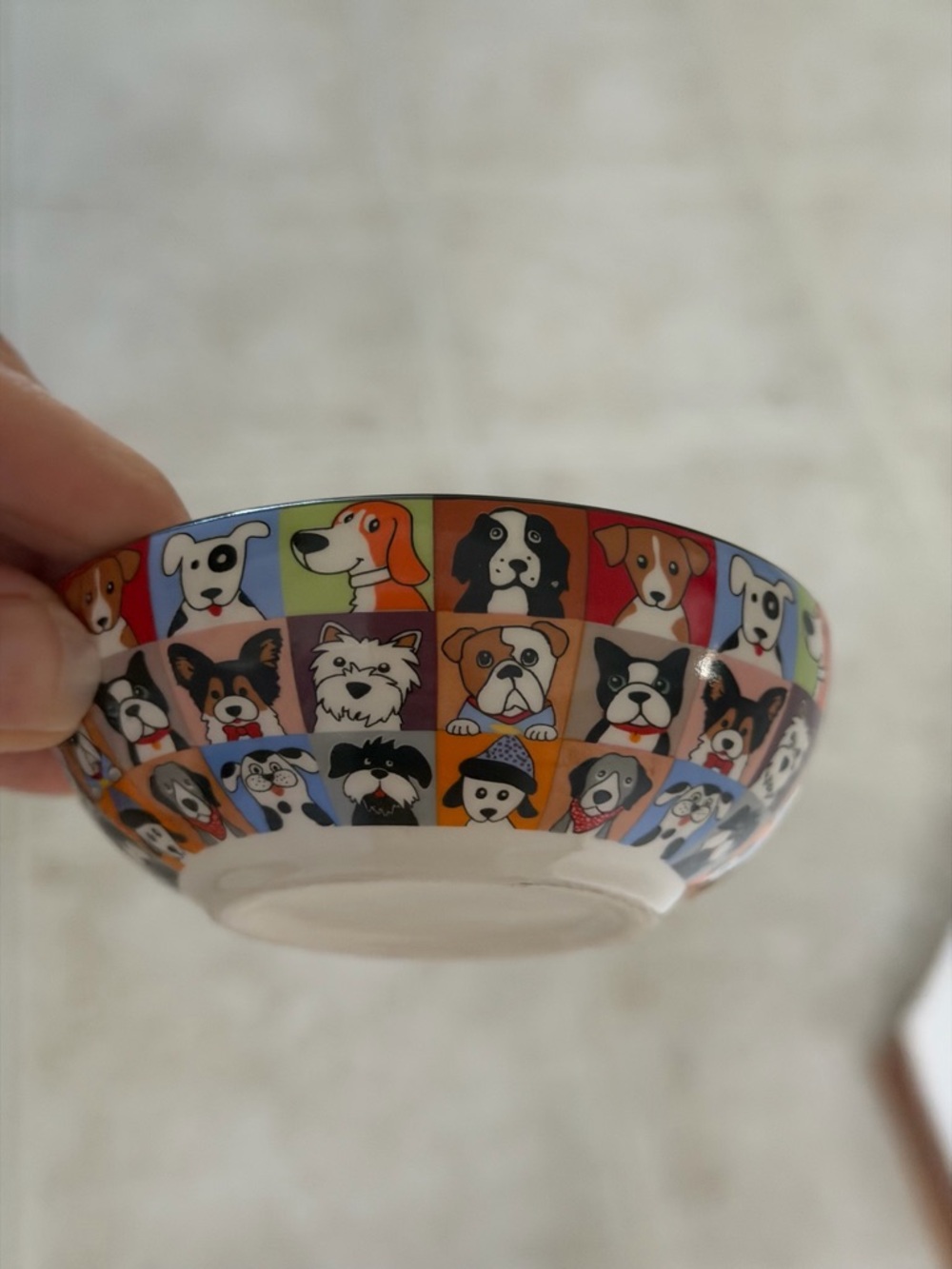 Multicolor Dog Pattern Ceramic measuring cup Set - Picture 5 of 16